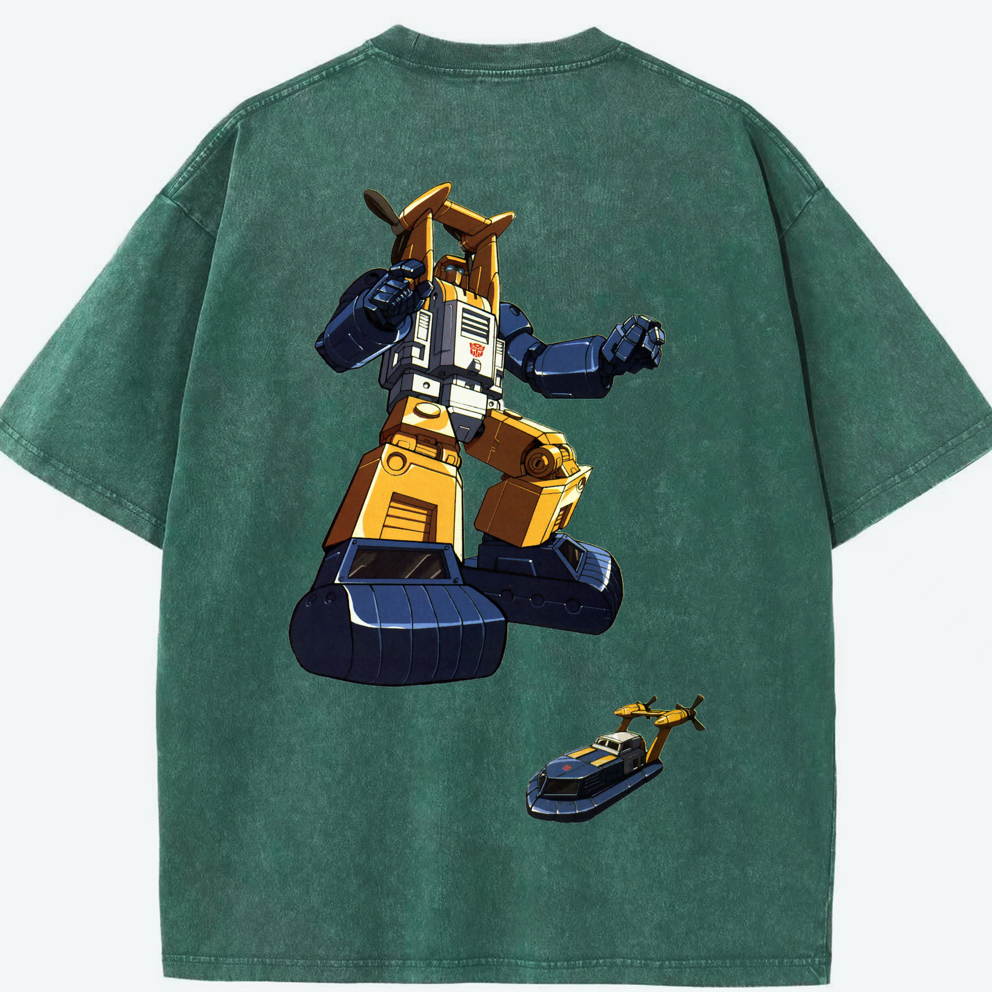 （画像用）  綿100% ヴィンテージ風 半袖Tシャツ（背面プリント）